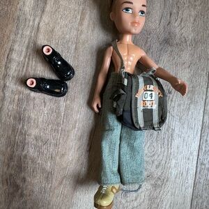 Bratz Guy Doll with pants shoes and bag